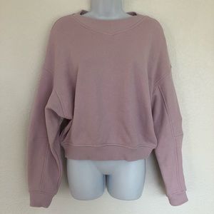 Trend H&M Lavender Slouchy Sweatshirt sz Small